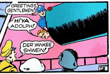 He sabotages the cannon -- from the inside!